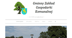 Desktop Screenshot of gzgk.marklowice.pl